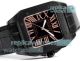 Swiss Clone Cartier Santos 100 Black Face Rose Gold Roman 2824 Watch (4)_th.jpg
